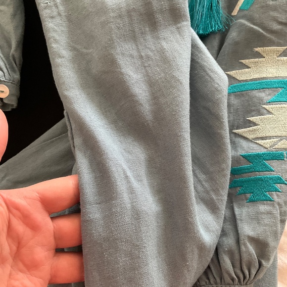 Elegant Blue Maxi Dress - Picture 7 of 7